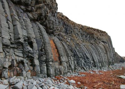 Columnar basalt by Kalfshamarsvik