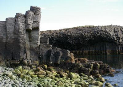 Columnar basalt by Kalfshamarsvik
